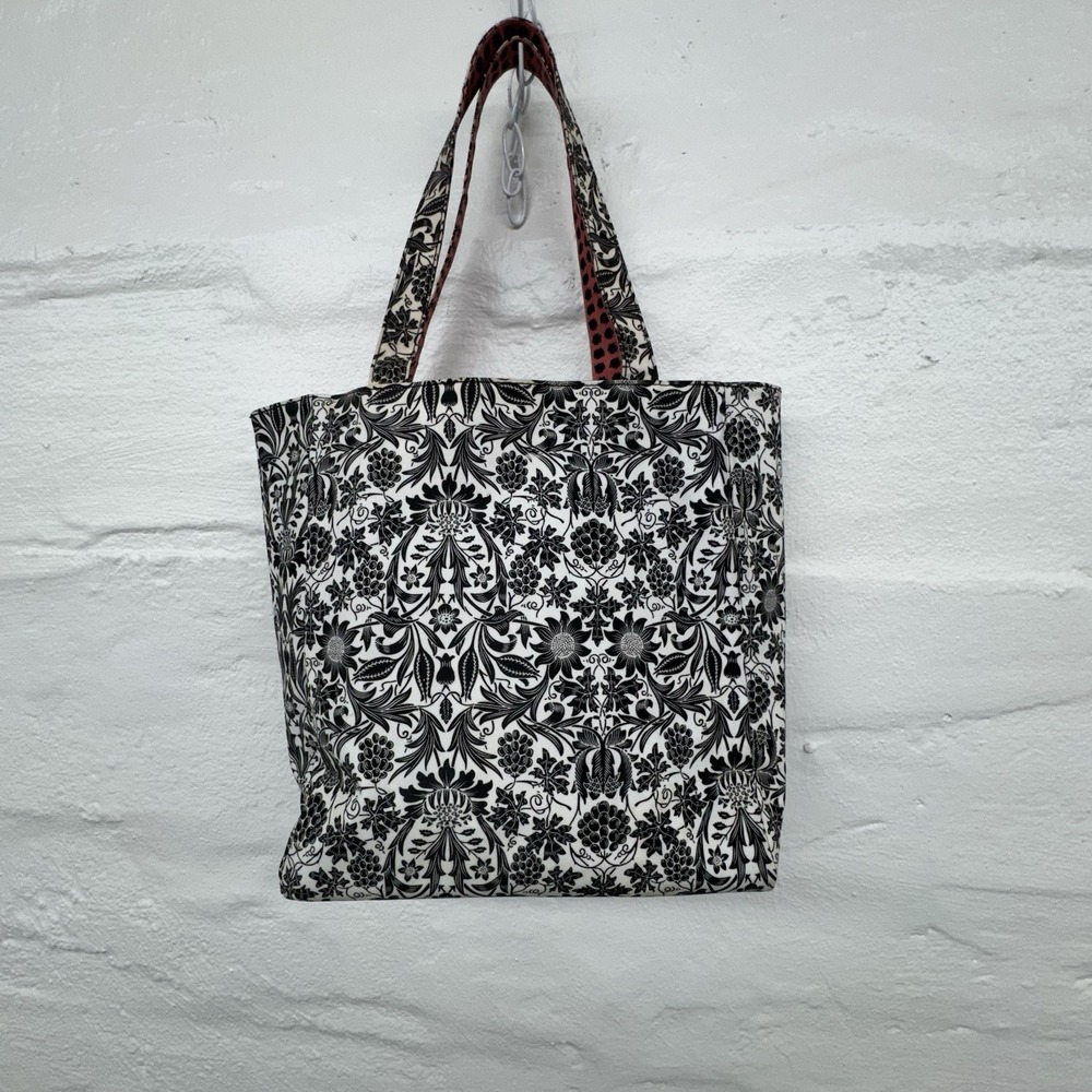 gigi‎ hill Reversible Tote Bag Black & White or Orange & Black